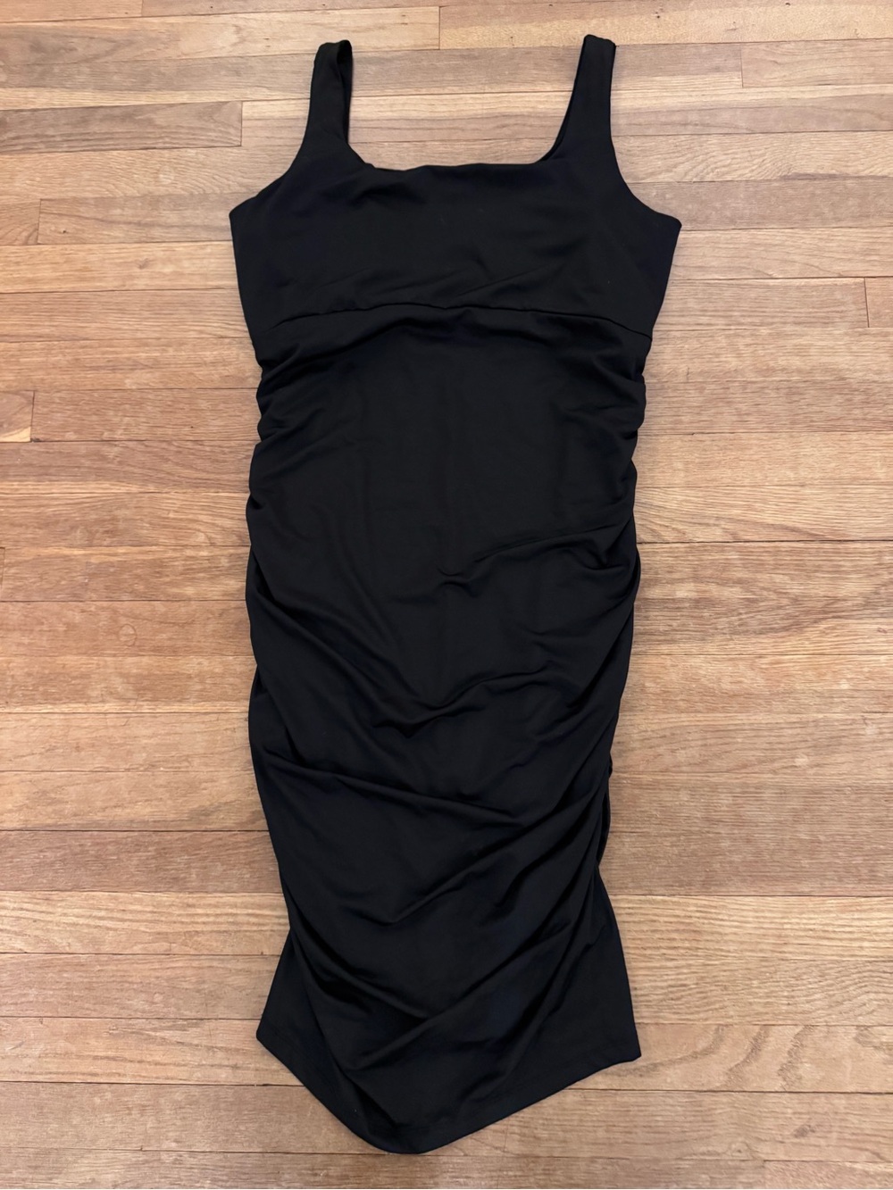 Sofia Vergara Women's Black Midi Ruched Dress - Size XXL (20)
b31